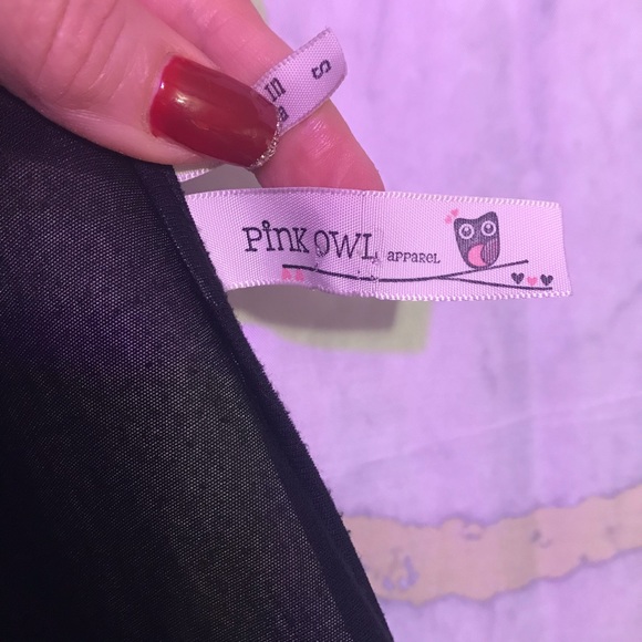 Black sequined front pocket & sleeves top, L - Picture 7 of 7